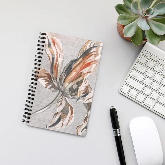 Vintage Tulip Illustration Spiral Notebook