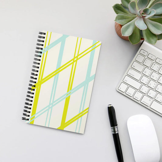 Abstract Pattern Spiral Notebook